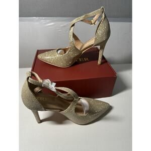 COLETER Women's 4" Pointed Toe D'Orsay Pumps Stilettos High Heel Sz 7